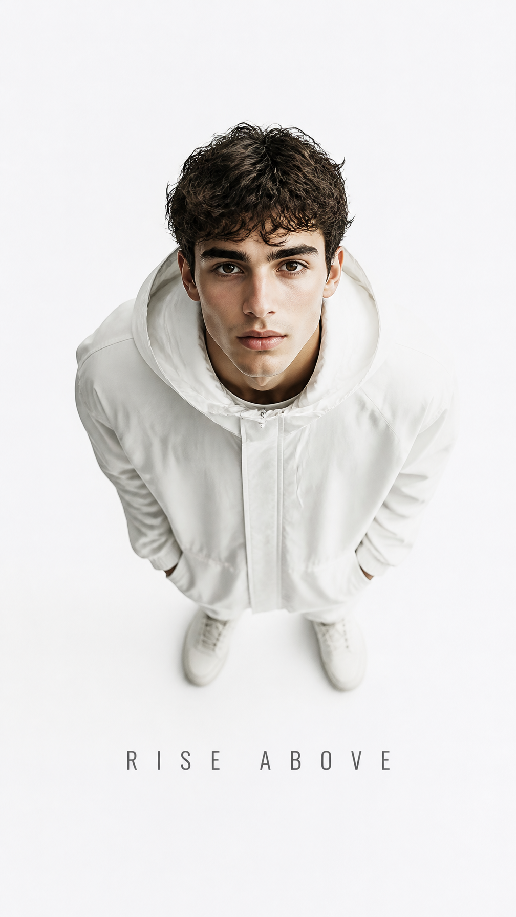 Luxury editorial portrait.
