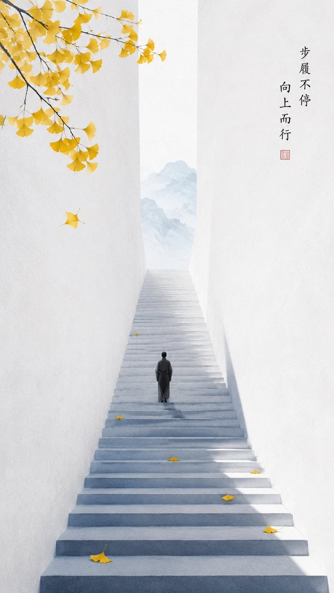 主题方向:东方禅意极简海报