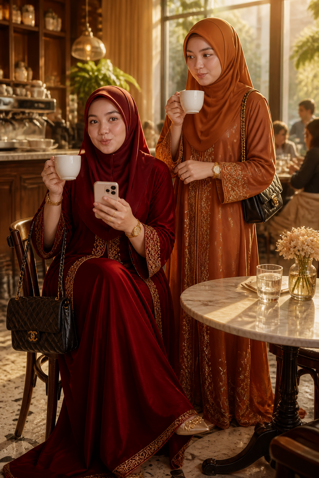 ULTRA-ICONIC CINEMATIC LUXURY 2 MUSLIM WOMAN PORTRAIT the...