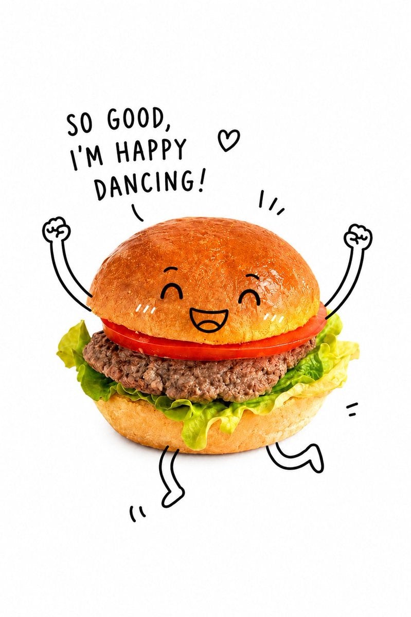 Take this product photo and add a playful hand-drawn dood...