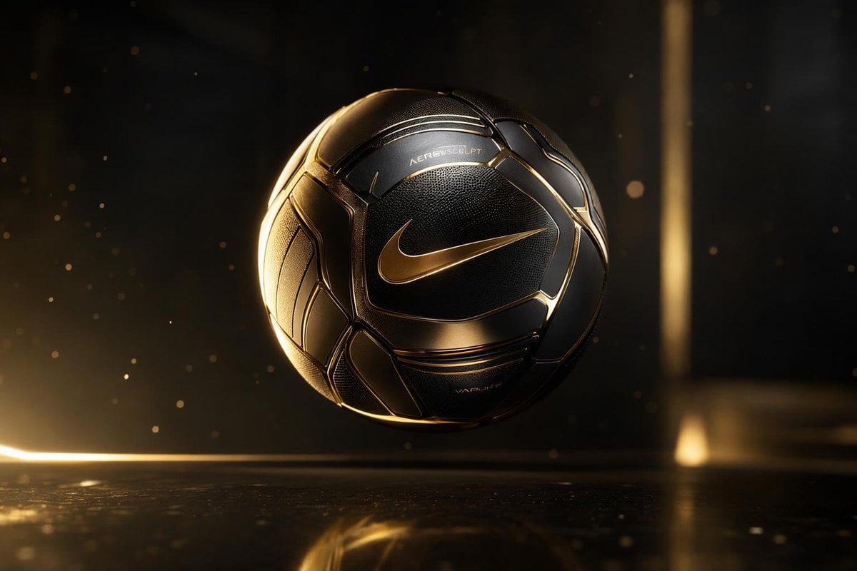 A luxurious cinematic advertisement of a designer sports ...