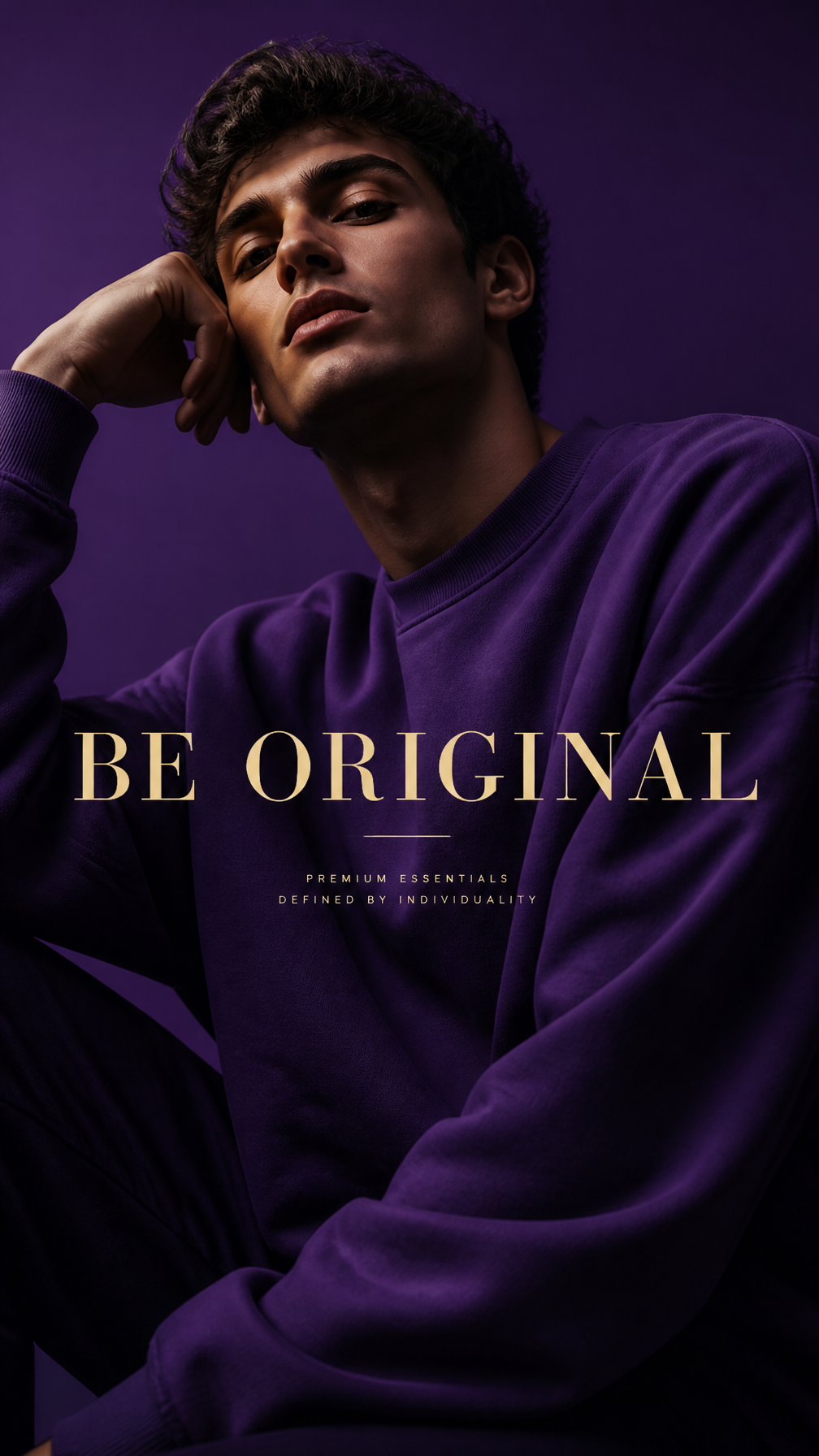 Premium menswear campaign.