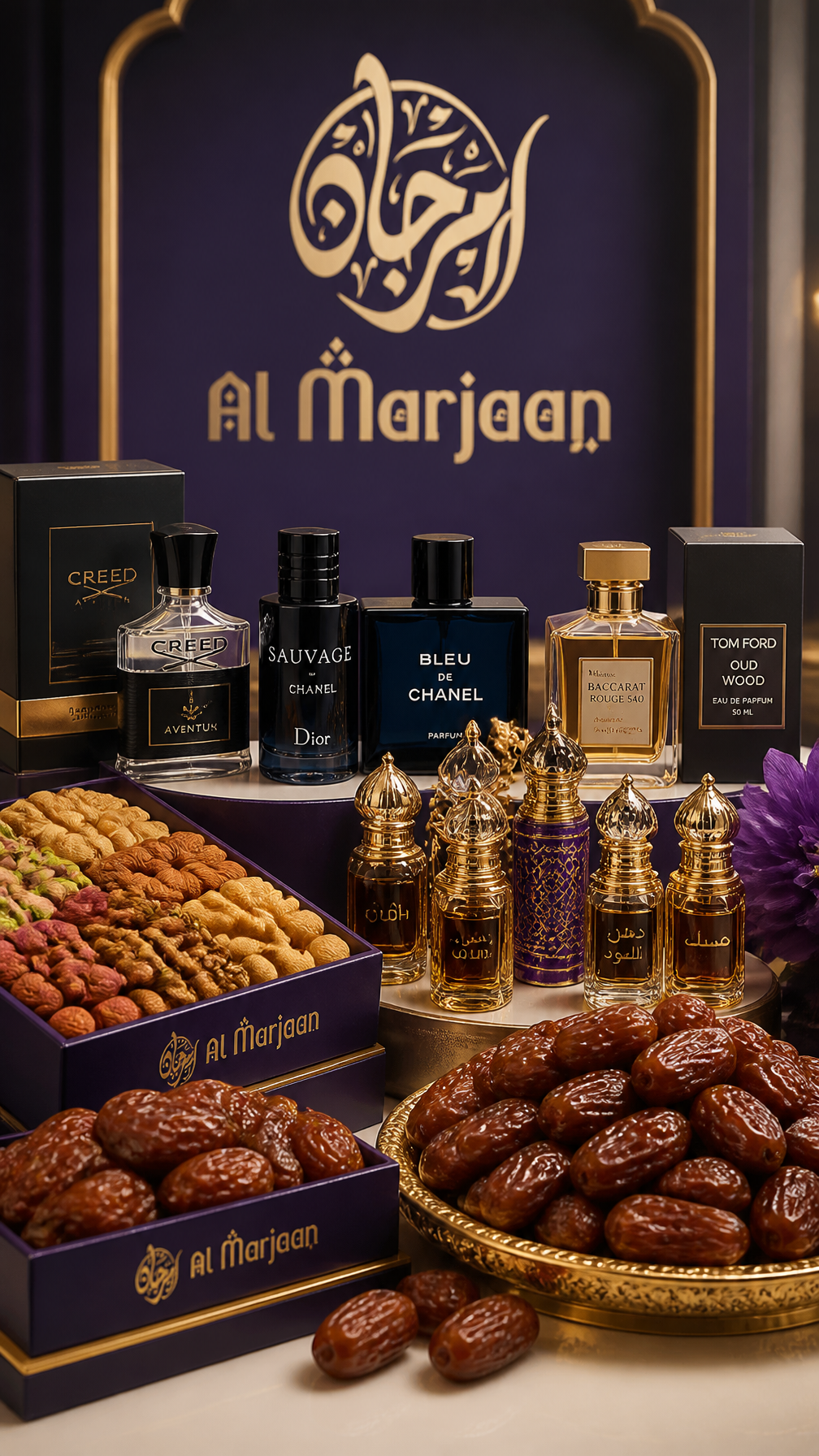 Al Marjaan premium quality display featuring a curated se...