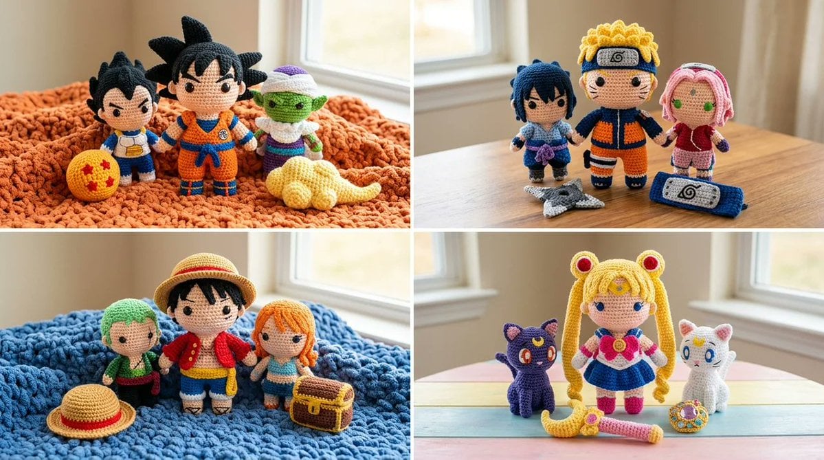 2x2 grid, do this for 4 famous manga: input_topic ::= "[I...